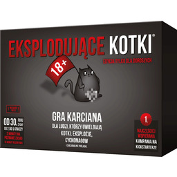 Eksplodujące Kotki: Edycja tylko dla dorosłych, gra towarzyska,