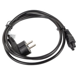 LANBERG Kabel zasilający Schuko (kątowy) - IEC 320