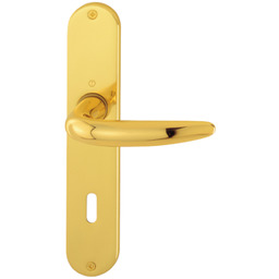 Atlanta - Komplet klamek z mosiądzu na długim