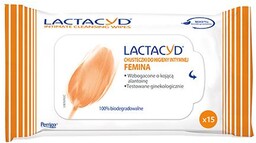 Chusteczki do higieny intymnej LACTACYD FEMINA - 15