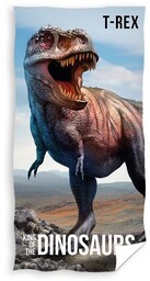 Ręcznik Dinozaur 70x140 kąpielowy plażowy Carbotex