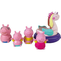 TOMY Świnka Peppa ZESTAW FIGUREK DO KĄPIELI E73319