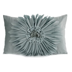 Eurofirany Poszewka dekoracyjna 30x50 Flores 3 miętowa zdobiona