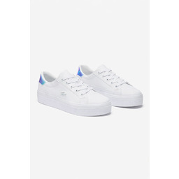 LACOSTE BIAŁE SPORTOWE BUTY Z EFEKTEM HOLO