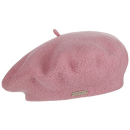 Beret Baskijski Damski by Seeberger, różowy, One Size