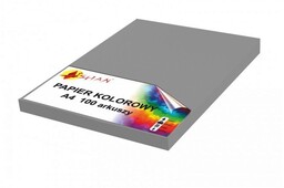 Papier kolorowy A4 120g grafitowy 100 arkuszy 7834
