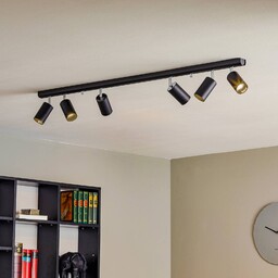 Nowodvorski Lighting Reflektor sufitowy Eye Spot 6-punktowa, czarny