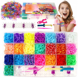 GUMKI DO ROBIENIA BRANSOLETEK MEGA ZESTAW DIY
