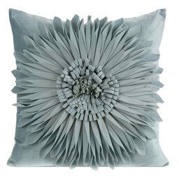 Eurofirany Poszewka dekoracyjna 45x45 Flores 3 miętowa zdobiona