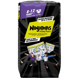 PAMPERS NINJAMAS Pieluchomajtki na noc dla chłopców 8-12