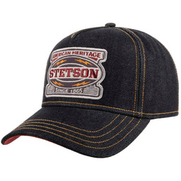 Czapka z Daszkiem Dark Denim by Stetson, denim-ciemnoniebieski,