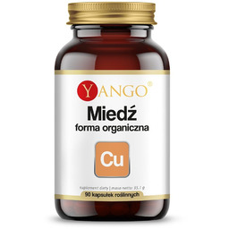 Miedź forma organiczna suplement diety 90 kapsułek