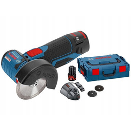 Bosch Gws 12V-76 Szlifierka kątowa 2x3Ah Gal 1230