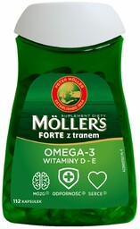 Moller''s Möller''s forte z tranem - 112 kapsułek