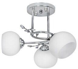 ACTIVEJET Lampa sufitowa AJE-Irma 3P Biało-Srebrny