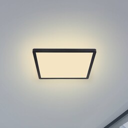 Globo Lampa sufitowa Sapana, kątowa, ściemniana, czarna