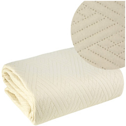 Narzuta 200 x 220 Pikowana Dekoracyjna Boni4 Krem