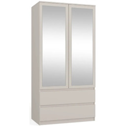 Elior Szafa dwudrzwiowa z lustrami i 2 szufladami