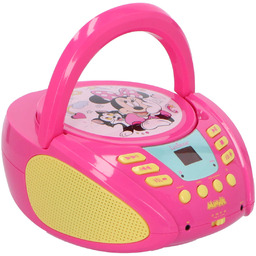 Odtwarzacz Cd Minnie Mouse Boombox Bluetooth Aux