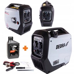 Agregat Prądotwórczy Inwerterowy DEGA2000 Dedra Olej Loncin Zestaw