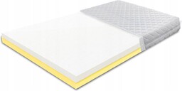 Materac piankowy 110x200 średnio miękki h2 h3 dwustronny