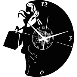 Instant Karma Clocks Zegar ścienny I Love Shopping