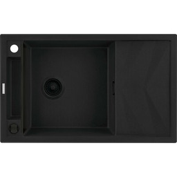 DEANTE Zlewozmywak jednokomorowy z ociekaczem Magnetic ZRM-N113 Czarny
