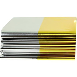Unbekannt Koc ratunkowy, złota-srebrna folia 160 x 210