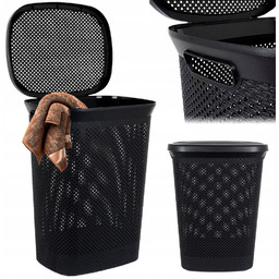 Kosz Łazienkowy pojemnik na pranie odzież bieliznę plastikowy