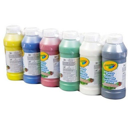 Crayola, farby w butelkach, 6 kolorów