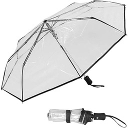Susino Parapluie pliant - automatyczny, przezroczysty parasol avec