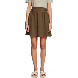 ESPRIT KHAKI ROZKLOSZOWANA SPÓDNICA Z WYSOKIM STANEM 38