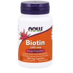 NOW Foods Biotyna 1000 mcg 100 kaps