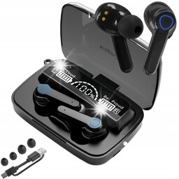 Bezprzewodowe słuchawki douszne Kruger&Matz M19 Bluetooth 5.3 powerbank