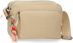 Reebok Noah torba kurierska damska, Szarobrązowy, Bandolera, Torba