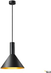 PHELIA 275 lampa wisząca, czarny/złoty E27 - 1002949