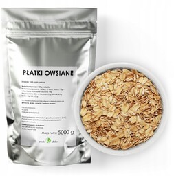 Płatki Owsiane Naturalne Zdrowe Śniadanie 5Kg