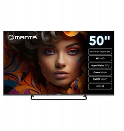 Telewizor Led Manta 50LUV125E 50" 4K Uhd czarny