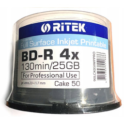 Płyty Blu-ray Ritek Traxdata Bd-r 25GB cake 50