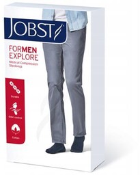 JOBST FORMEN EXPLORE podkolanówki CCL1 czarny, rozmiar 2