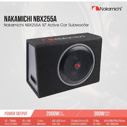 Nakamichi NBX255A Aktywna Skrzynia Basowa