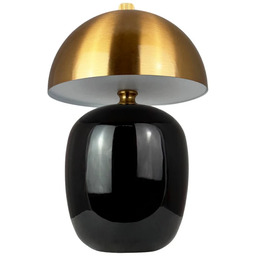 Lampa Stołowe Dyberg Larsen, Manhatten, ściemnialny, czarny, salon,