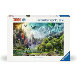 Puzzle 2D 3000 elementów: Panowanie smoków