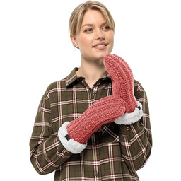 Jack Wolfskin HIGHLOFT Knit Mitten W rękawica, czerwony