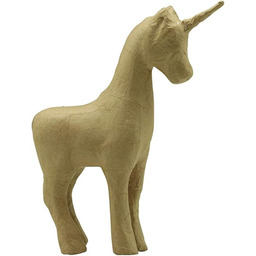 GLOREX 6 2030 069 - Brązowa figurka jednorożca
