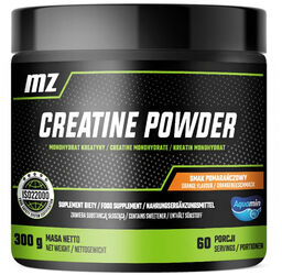 MZ-Store Creatine Powder, smak pomarańczowy, 300 g
