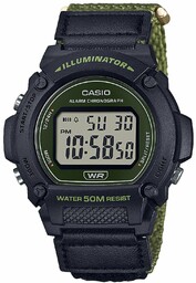 Zegarek Casio W-219HB-3AVEF Czarny