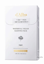 d''Alba - Waterfull Vegan Sleeping Pack - Nawilżająca