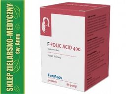 F-FOLIC ACID 400 Kwas foliowy PROSZEK 60 PORCJI