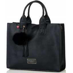 Klasyczna Torba Z Pomponem Monnari Miejska Shopper Pojemna